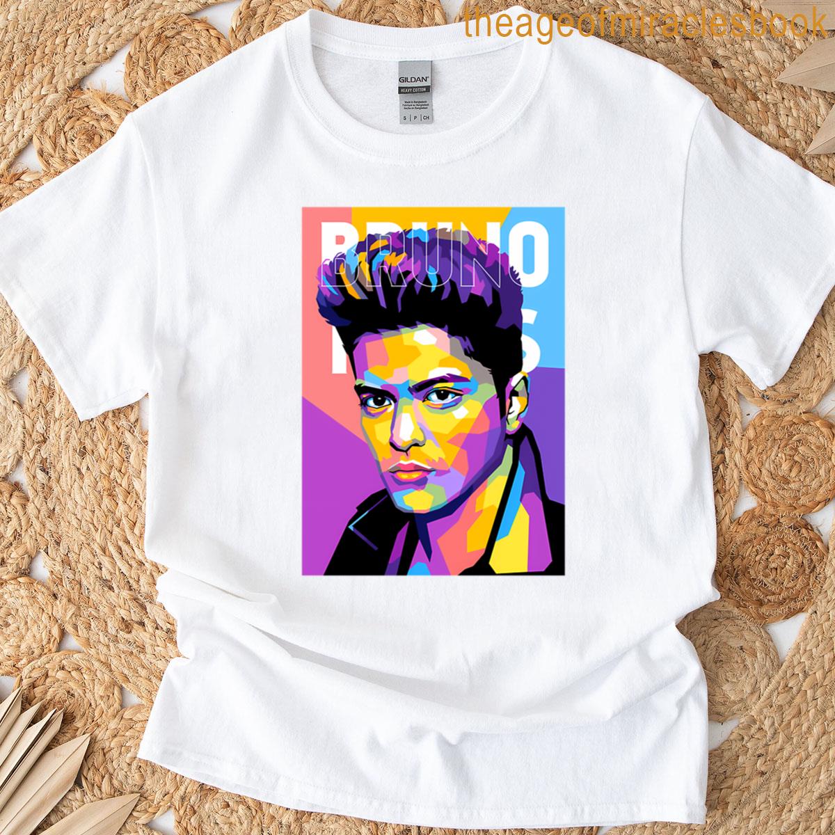 Bruno Mars In Wpap Style T-shirt