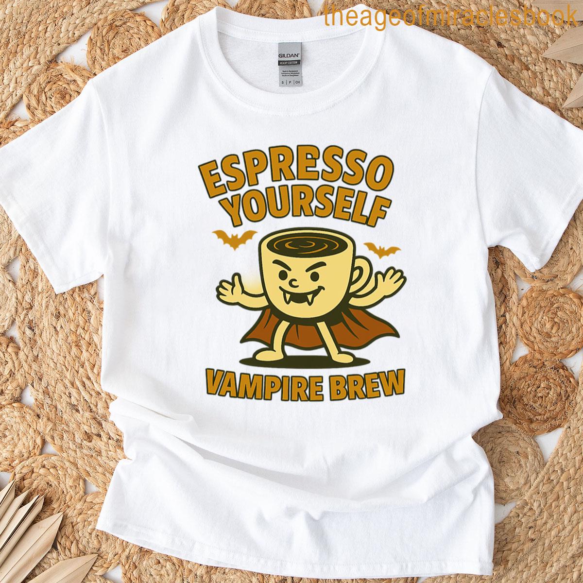 Espresso Yourself Vampire Brew T-shirt