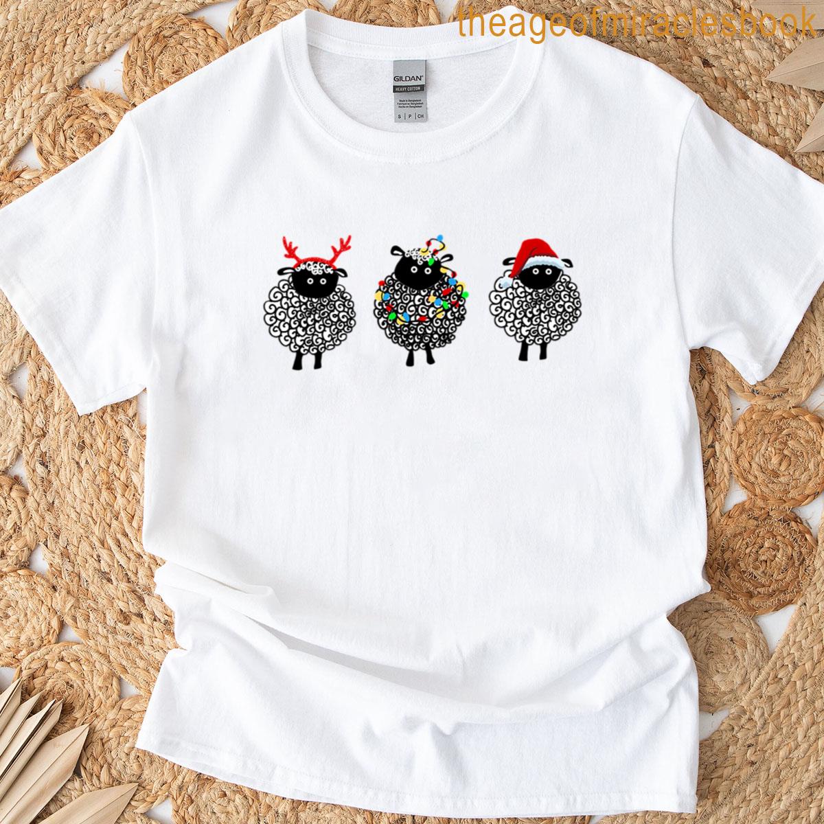 Festive Christmas Sheep T-shirt
