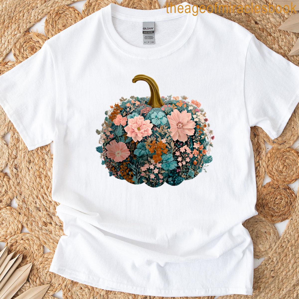 Floral Pumpkin T-shirt