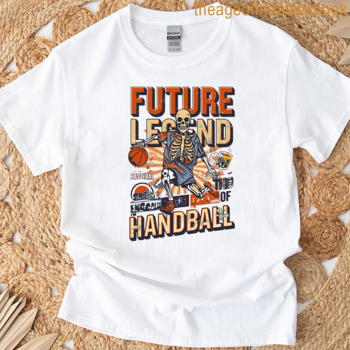 Future Handball Legend Skeleton T-shirt
