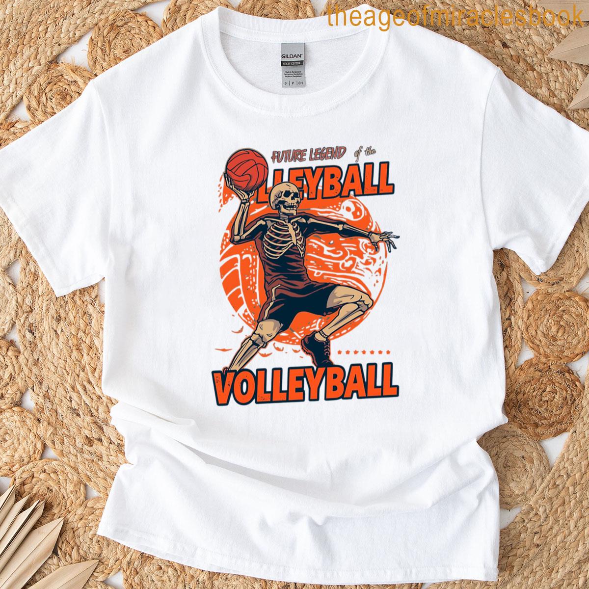 Future Volleyball Legend Skeleton Athlete T-shirt