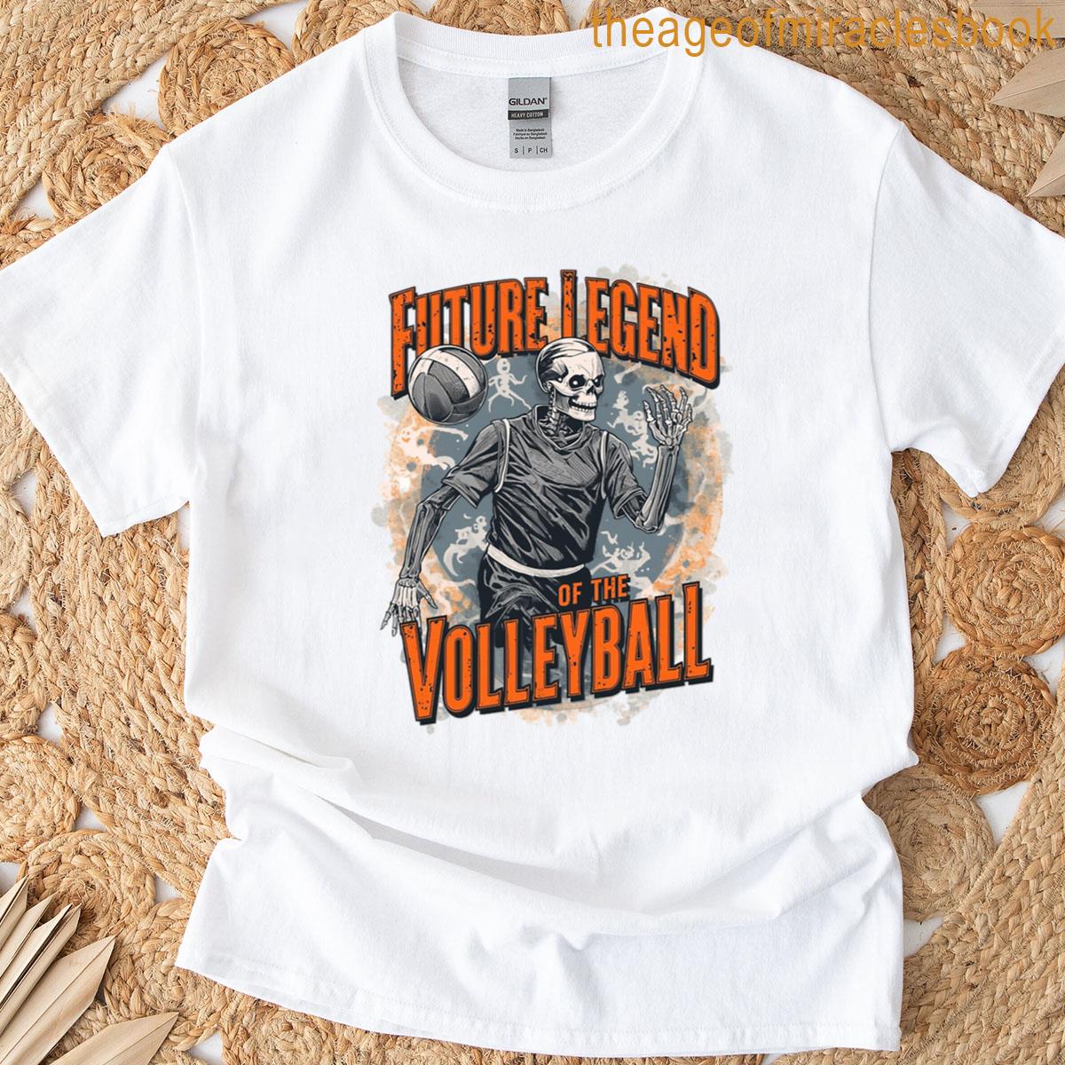Future Volleyball Skeleton Legend T-shirt