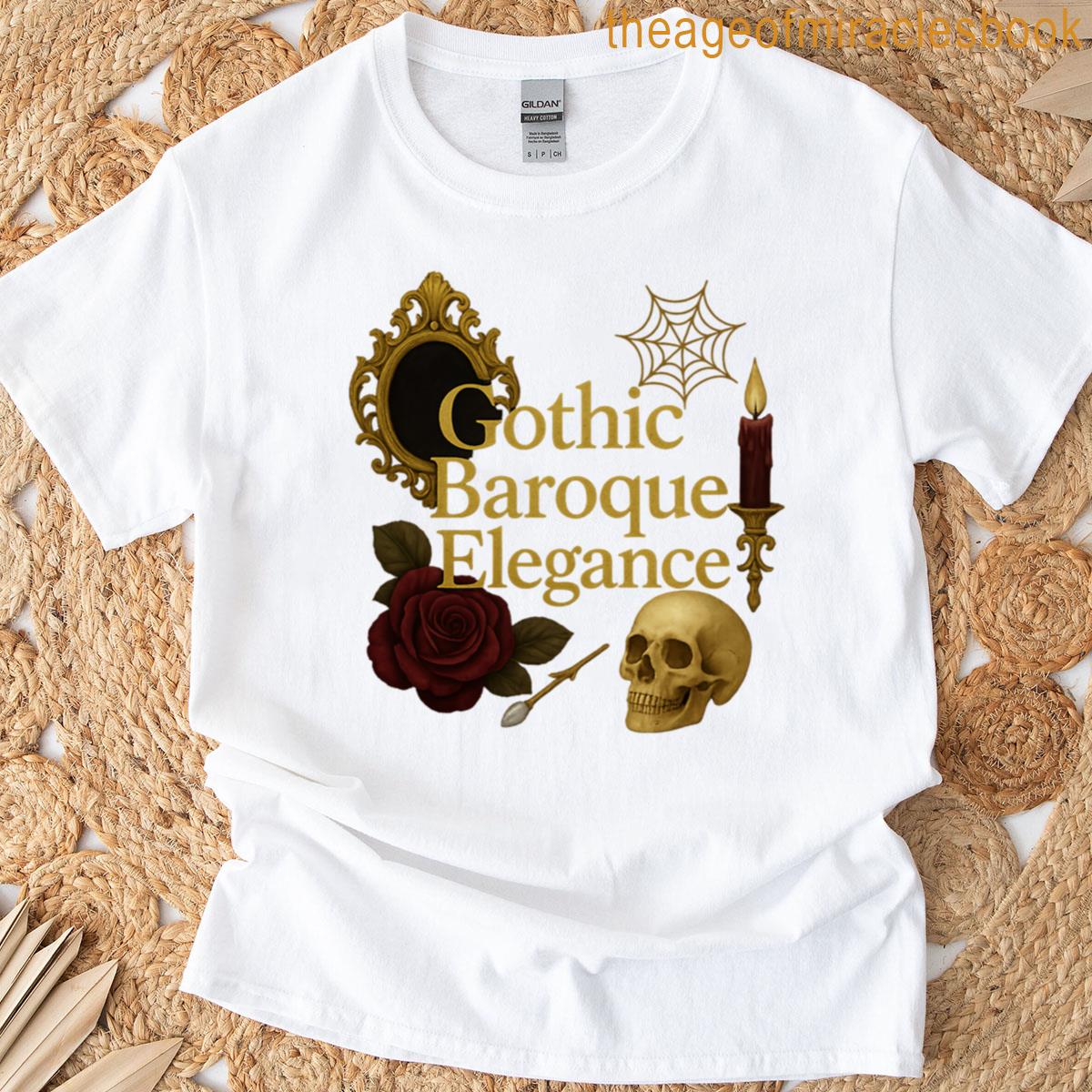 Gothic Baroque Elegance – Halloween T-shirt