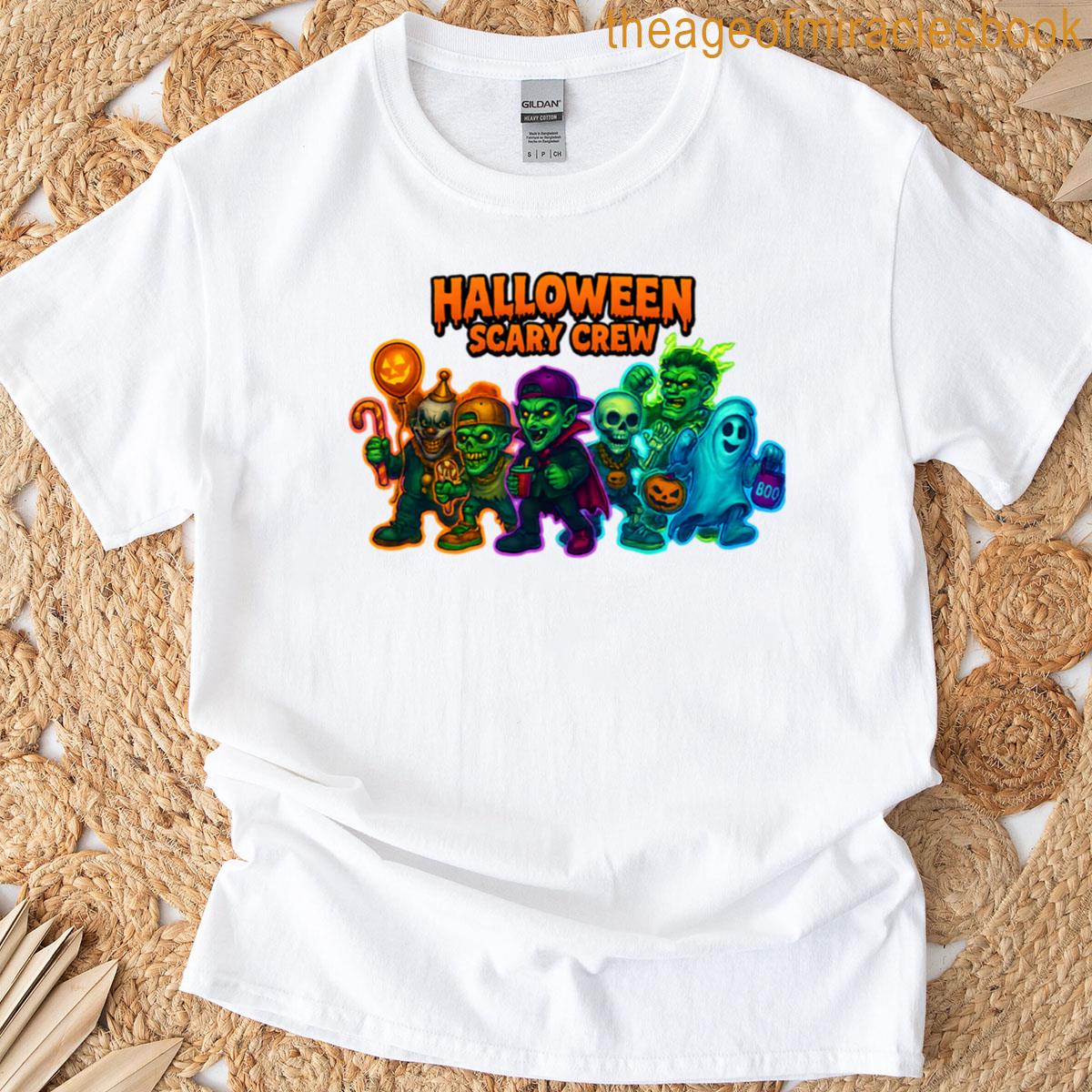 Halloween Scary Crew Oversized T-shirt