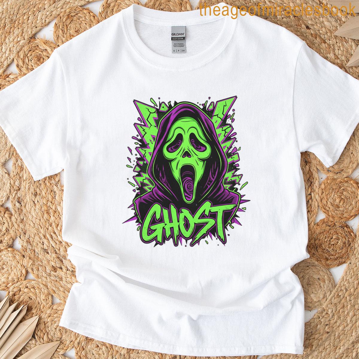 Neon Ghostface Oversized T-shirt