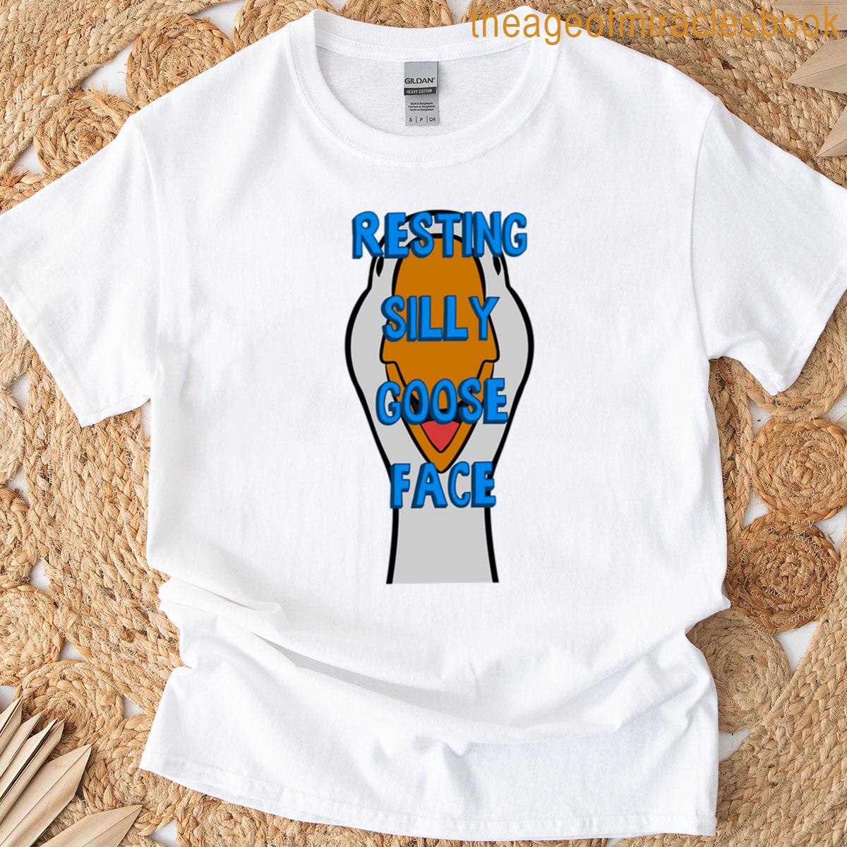 Resting Silly Goose Face T-shirt