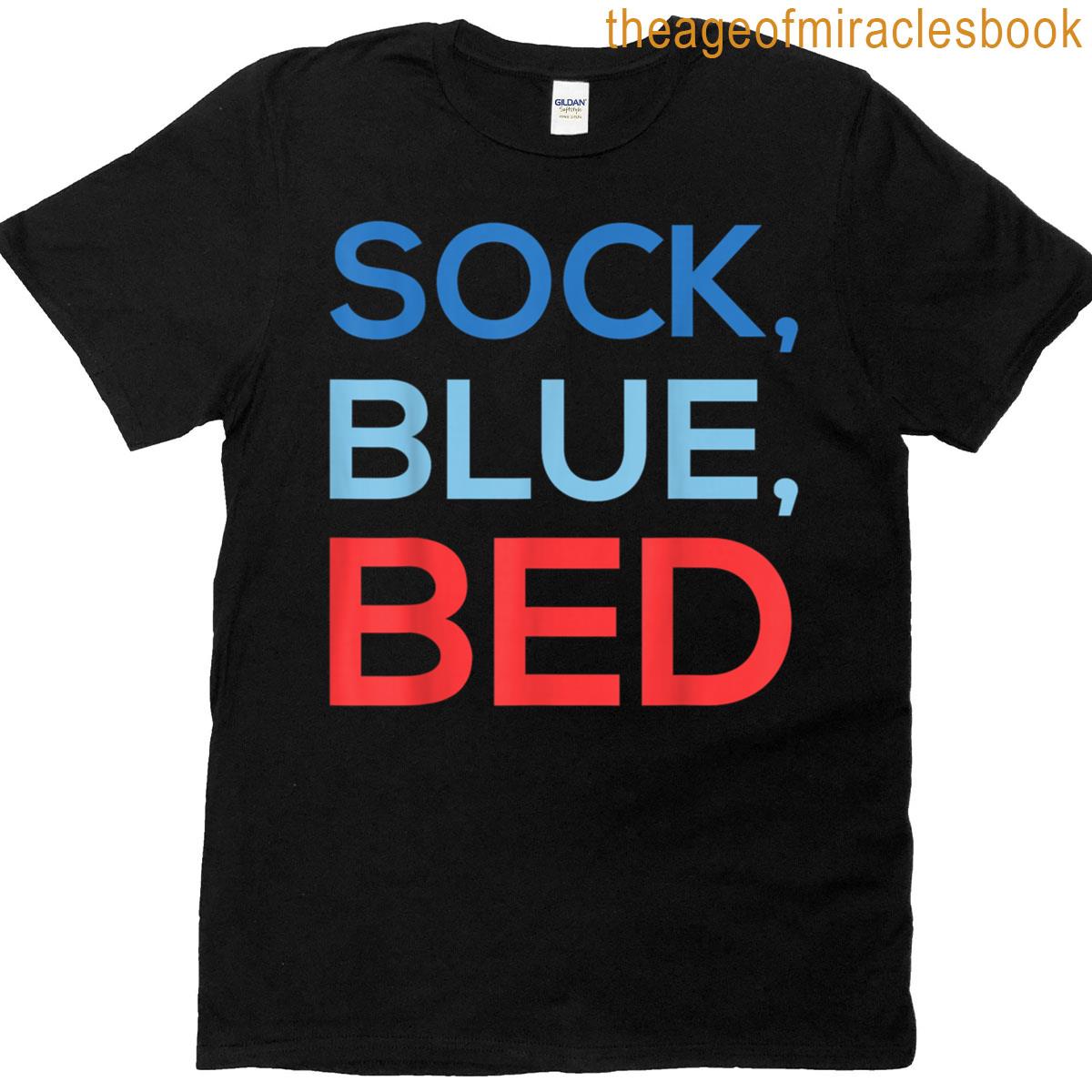 Sock Blue Bed T-shirt
