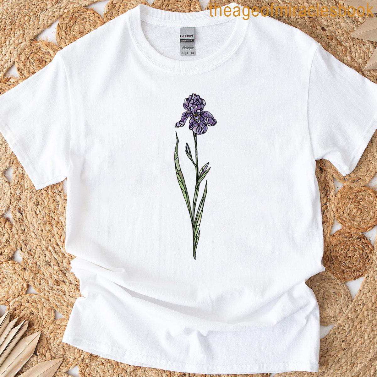 Stained Glass Iris T-shirt
