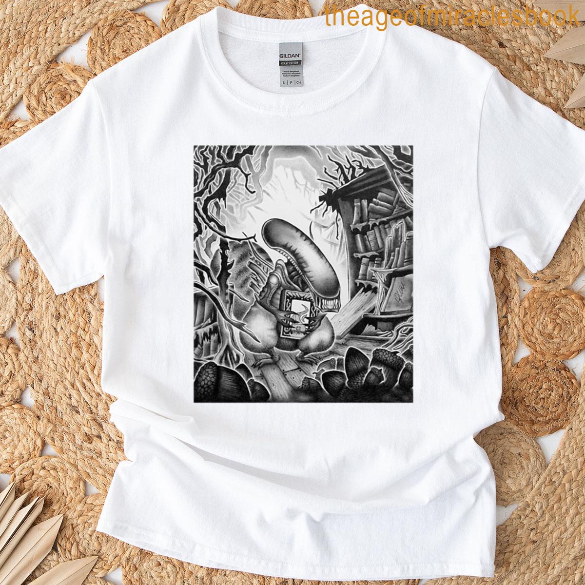 Xenomorph Squirrel T-shirt
