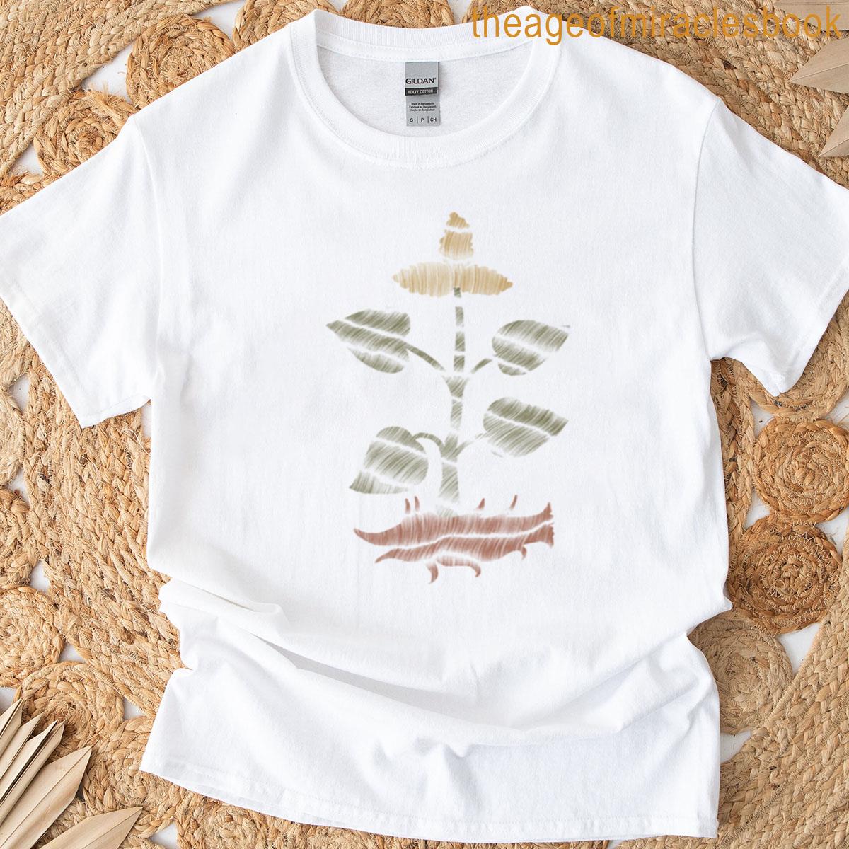 Yellow Flower And Red Creature T-shirt