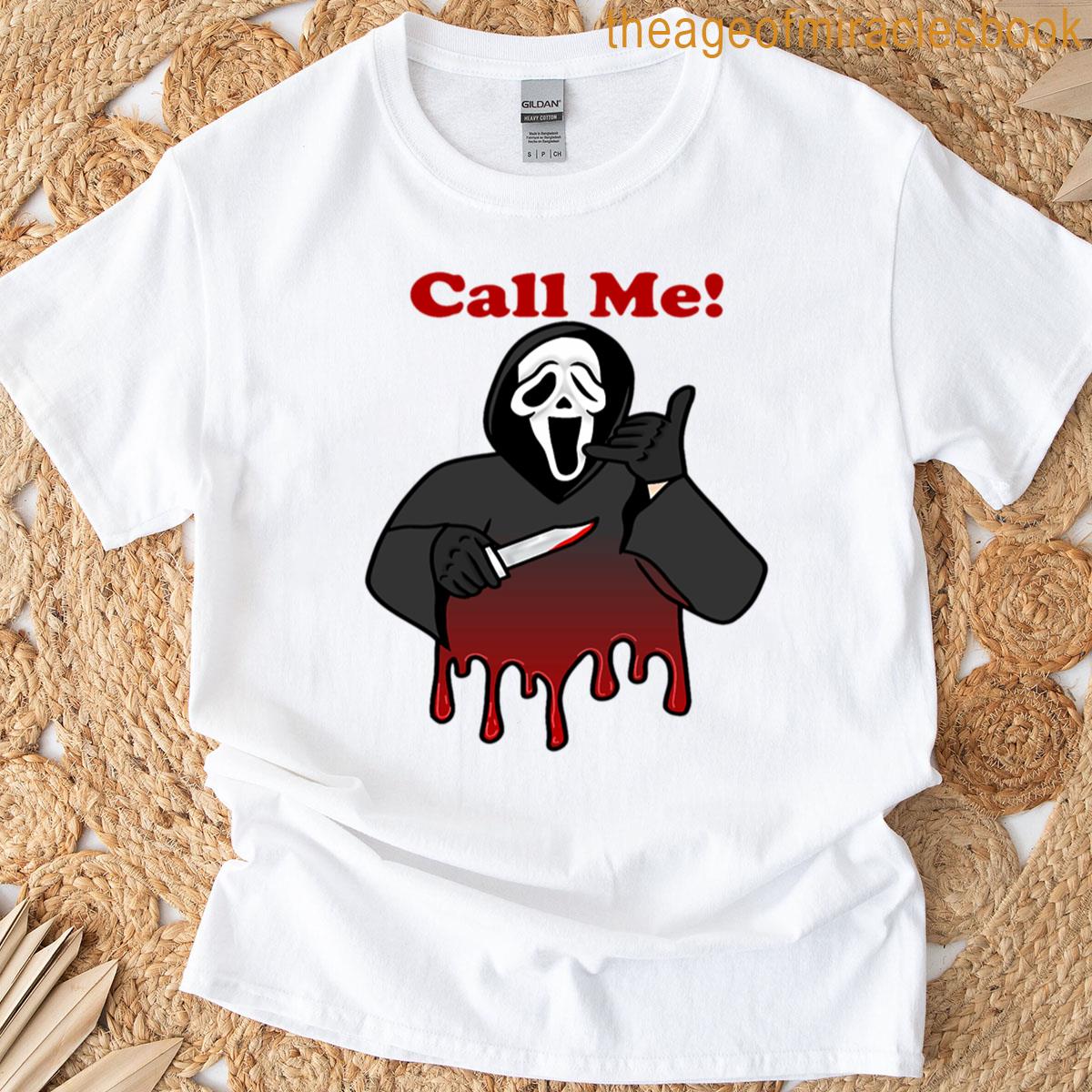 Call Me Scream Ghostface T-shirt