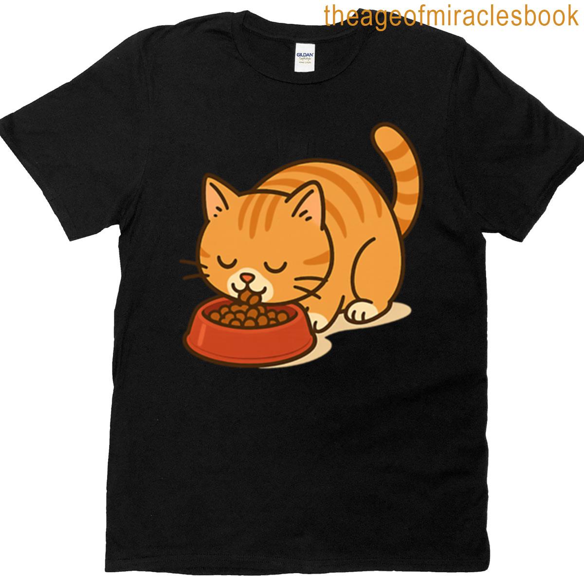 Cat Is Eating T-shirt