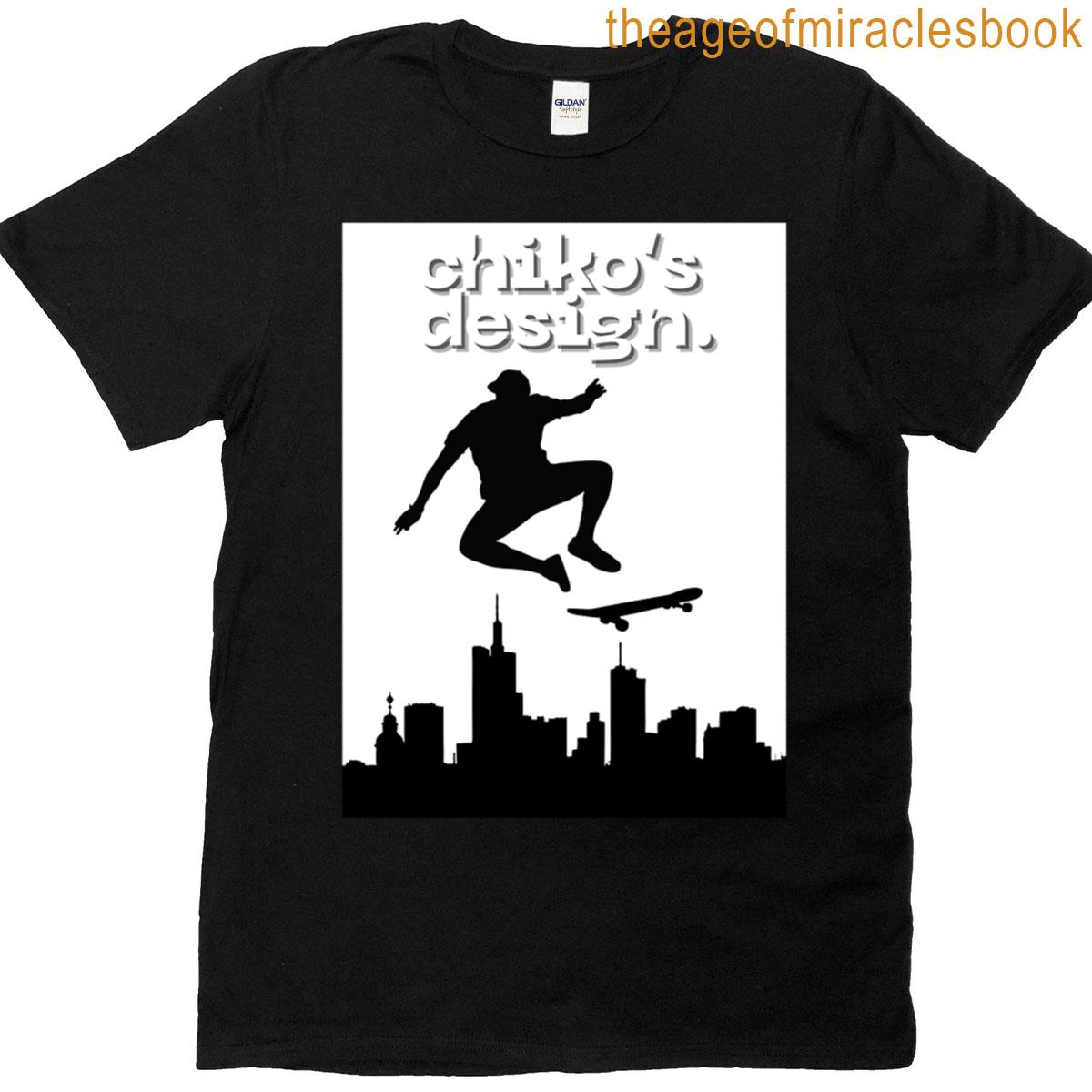 Chikos Design Skateboard T-shirt