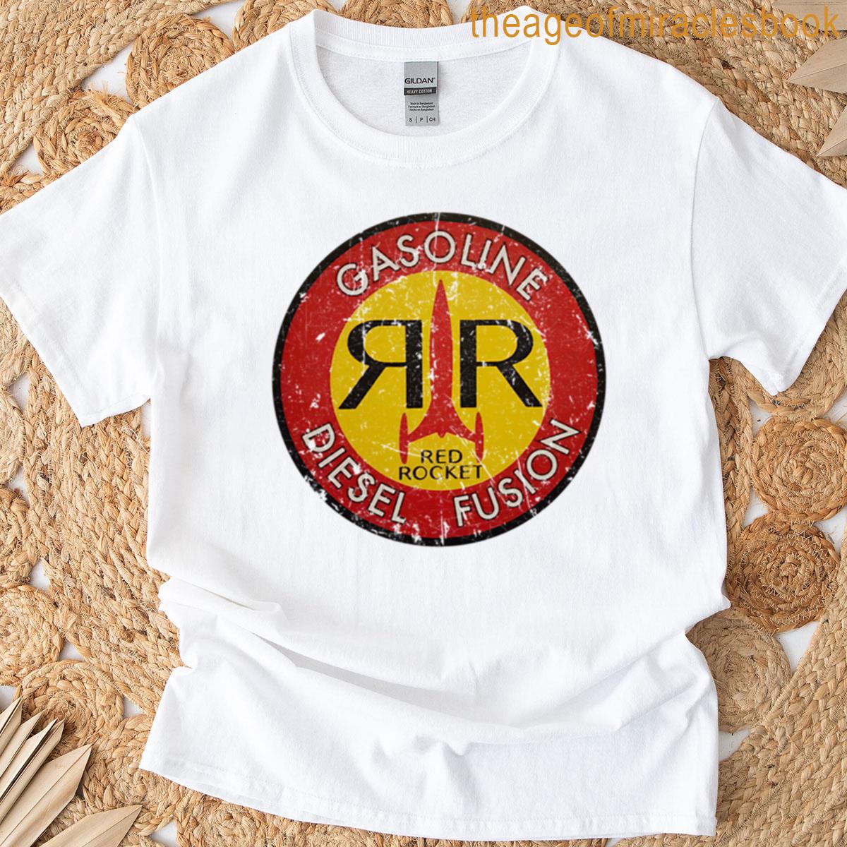 Duk Fat – Red Rocket Distressed T-shirt