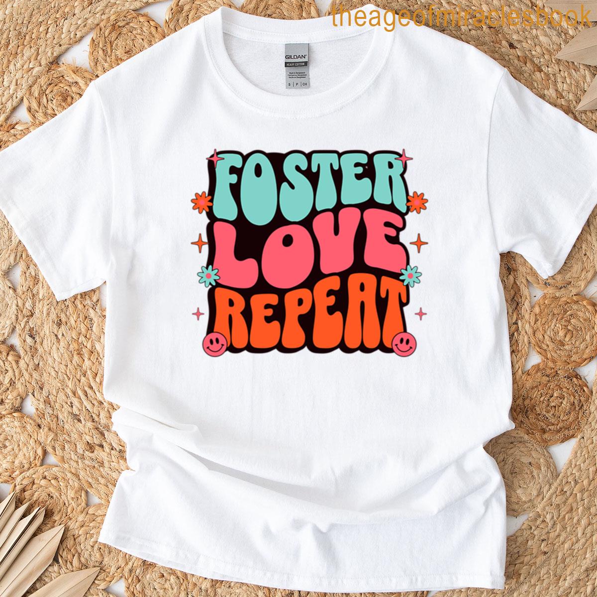 Foster Love Repeat Groovy T-shirt