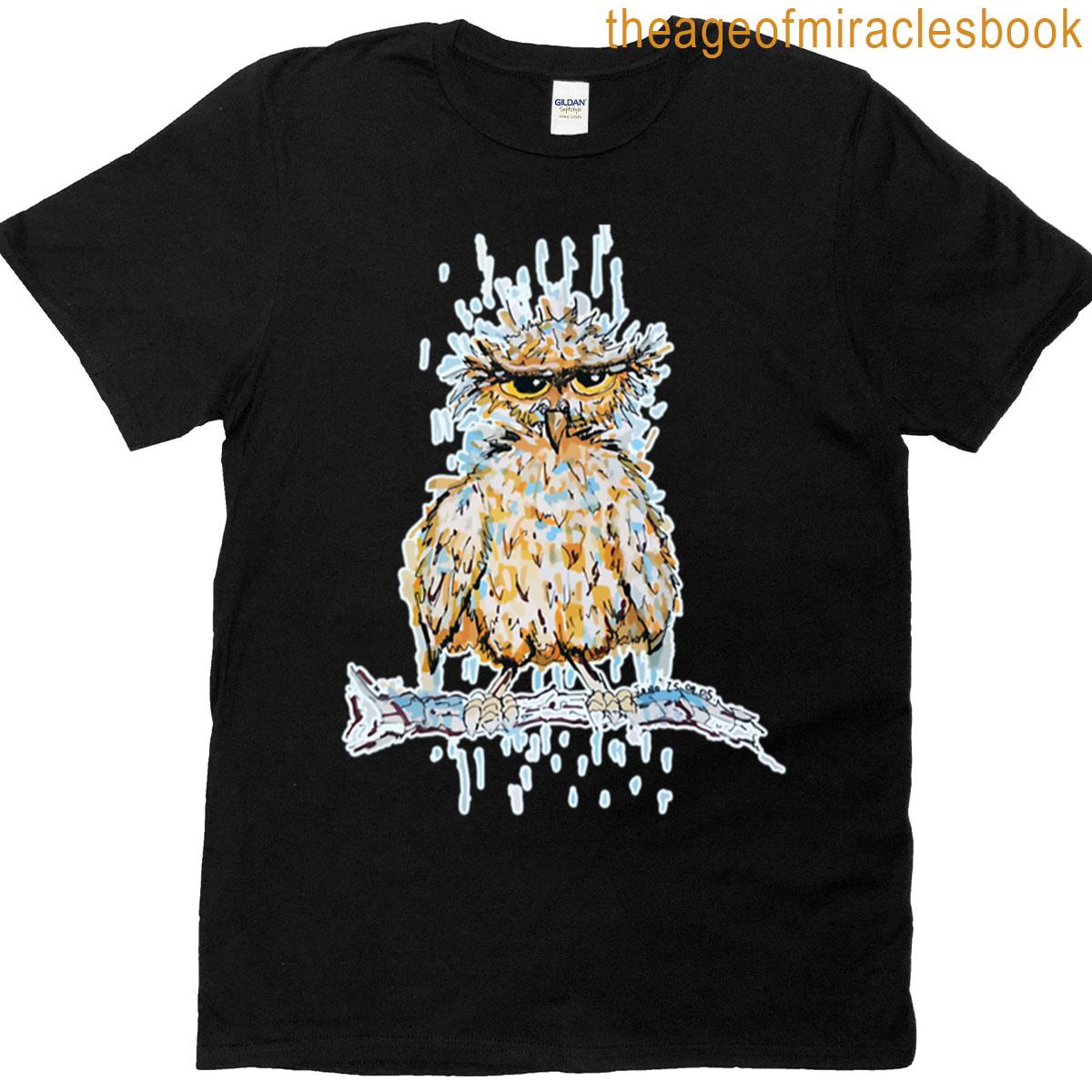 Grumpy Wet Owl T-shirt
