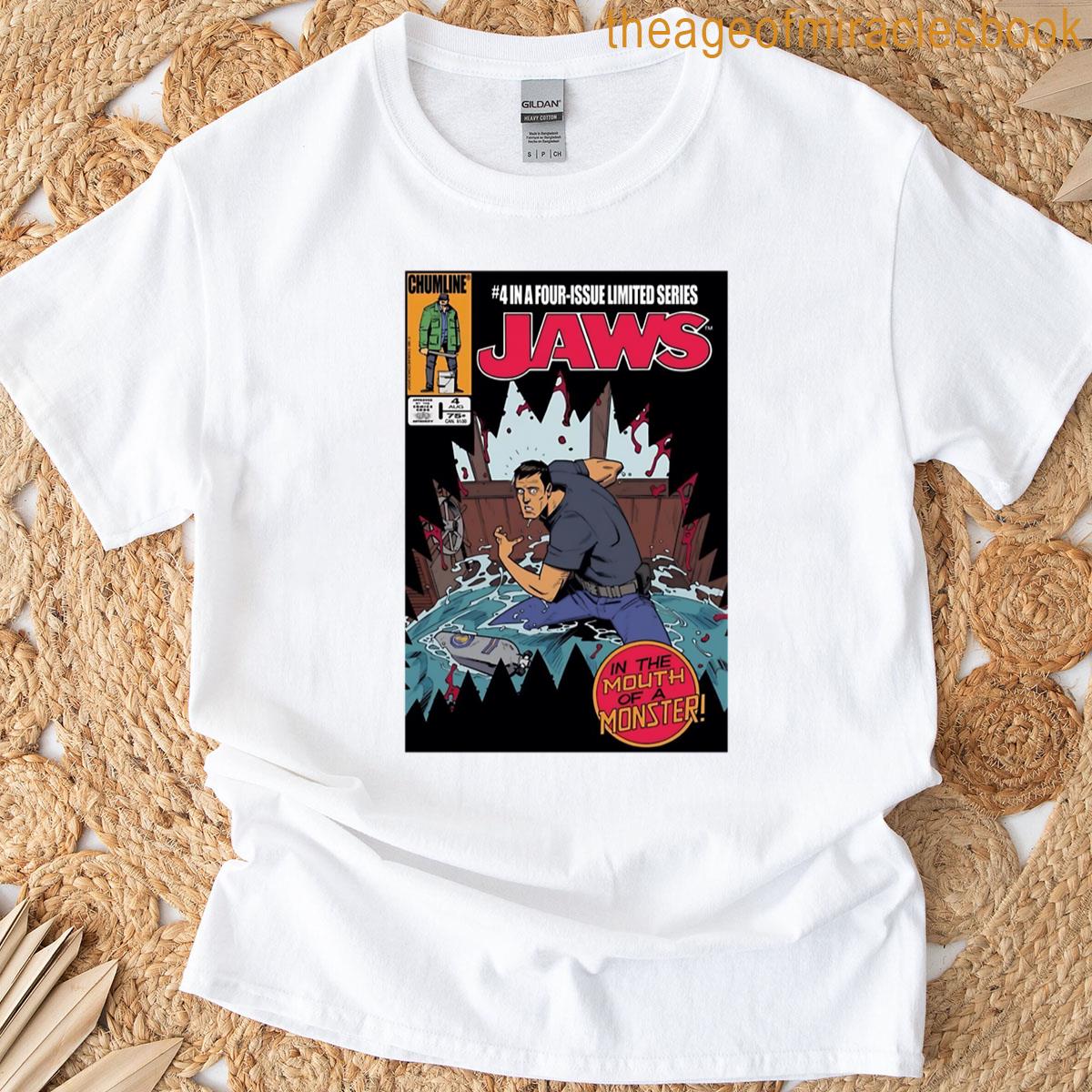 Jaws Comic Cover T-shirt
