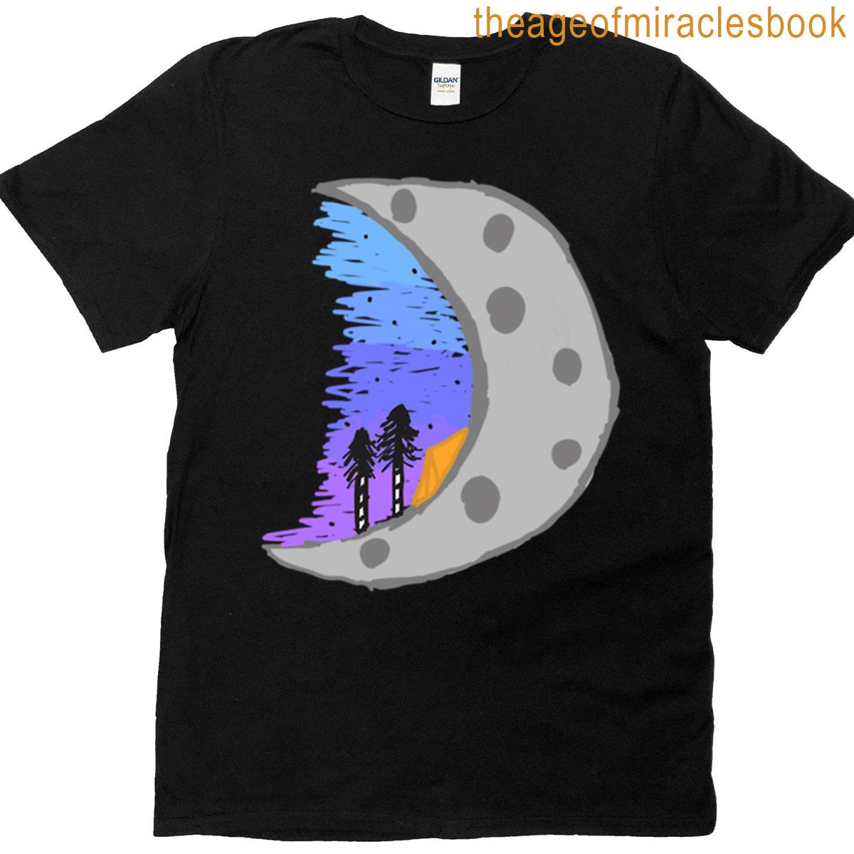 Moonlit Camping Dream Nature T-shirt