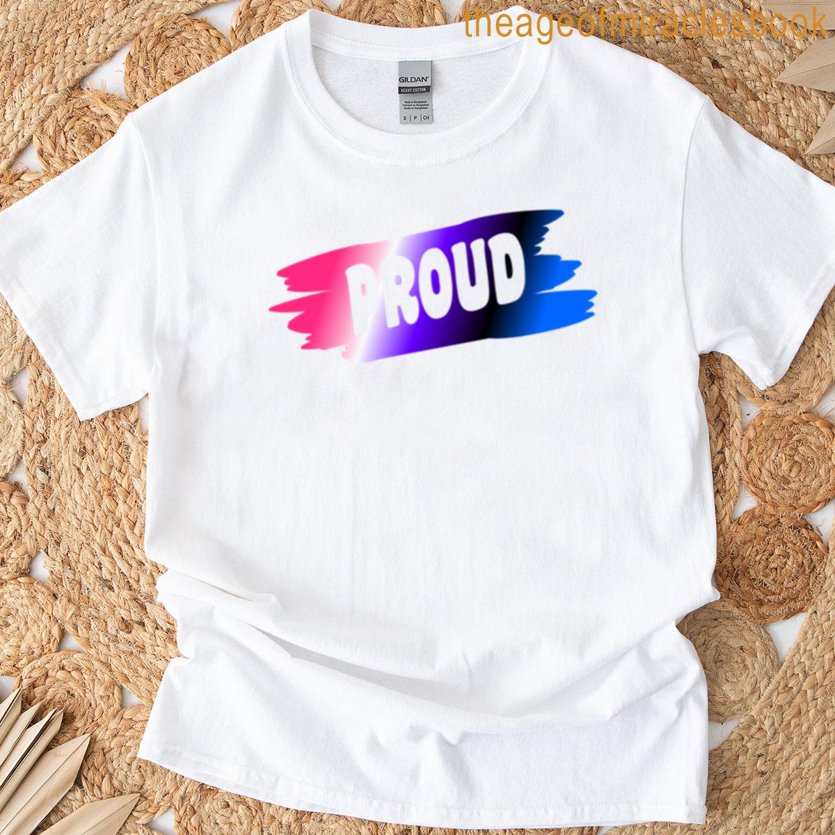 Proud Paint Pride Flag Genderfluid T-shirt
