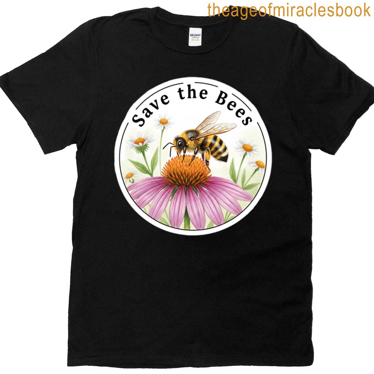 Save The Bees Wildflower T-shirt