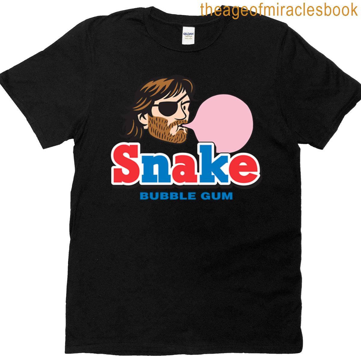 Snake Bubble Gum Retro Parody T-shirt