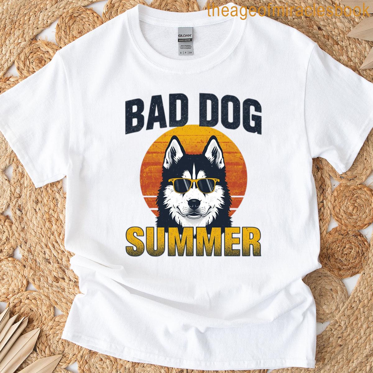 Bad Dog Summer – Husky T-shirt