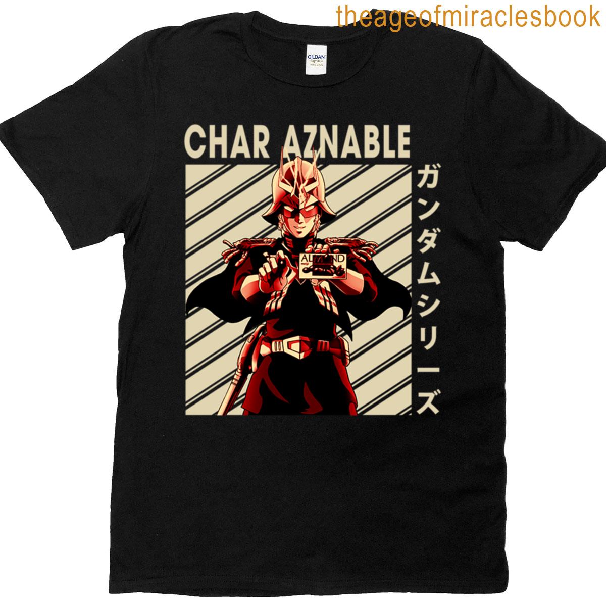 Char Aznable Robots Poster T-shirt