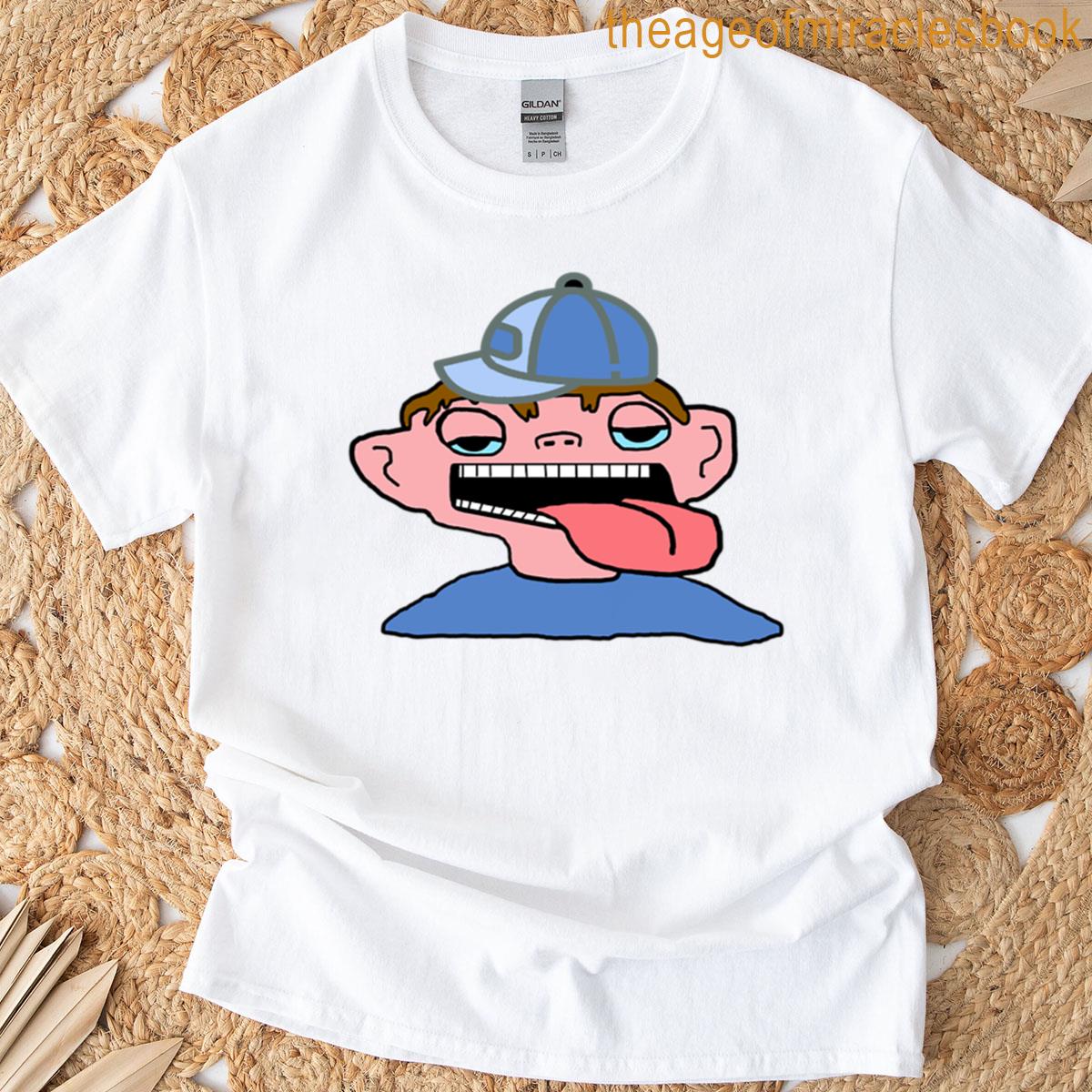 Funny Face Cartoon Boy T-shirt