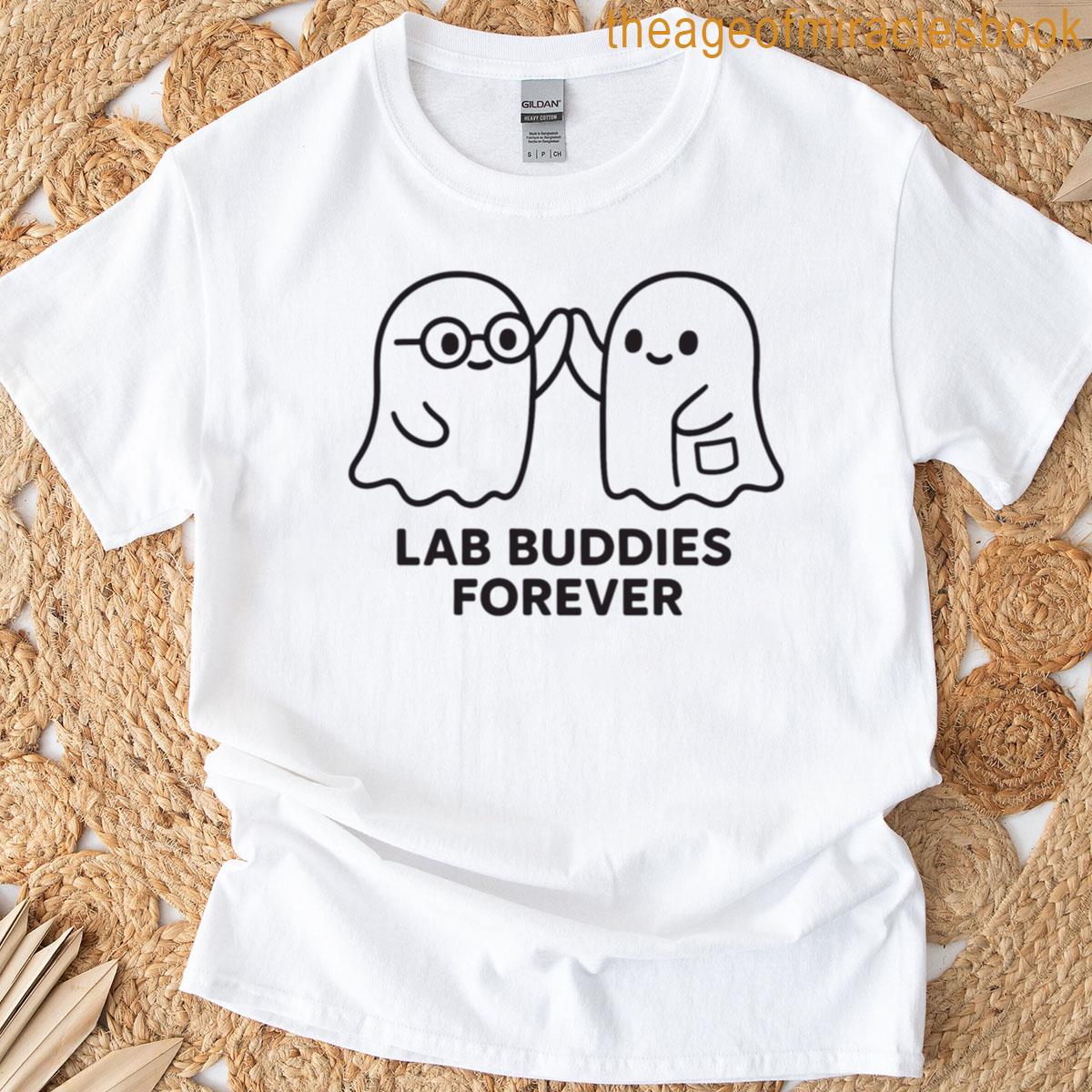 Ghost Scientist Duo Lab Buddies Forever T-shirt