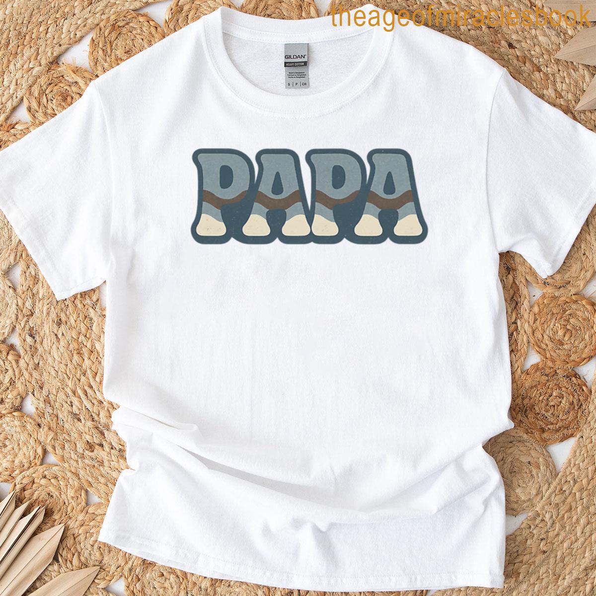 Groovy Retro Papa Design T-shirt
