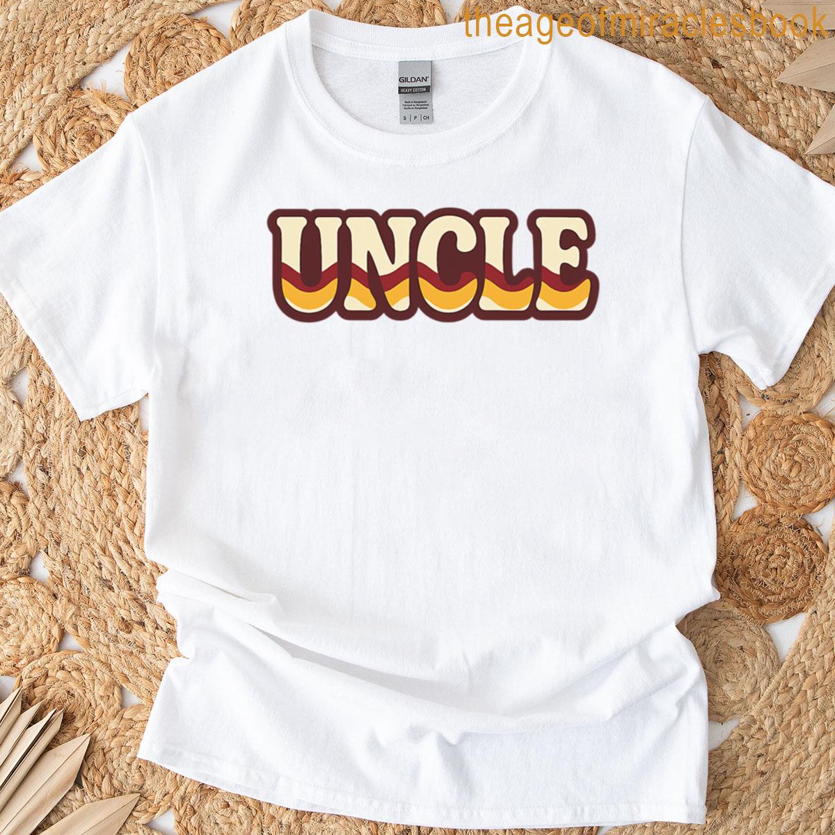 Groovy Retro Uncle Design T-shirt