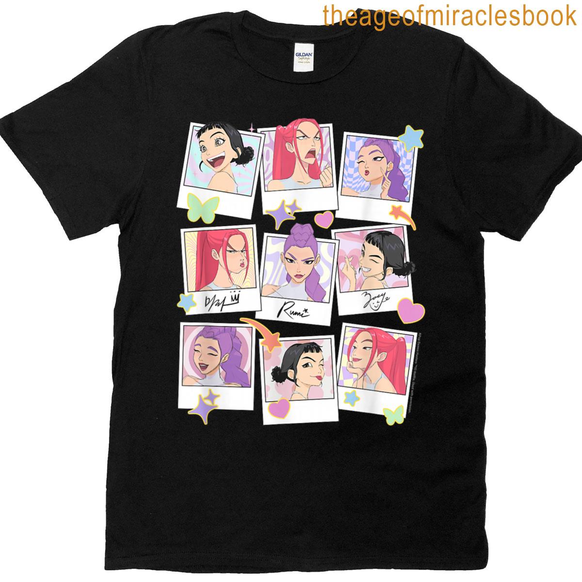 Halloween Huntrix Polaroid Frames T-shirt