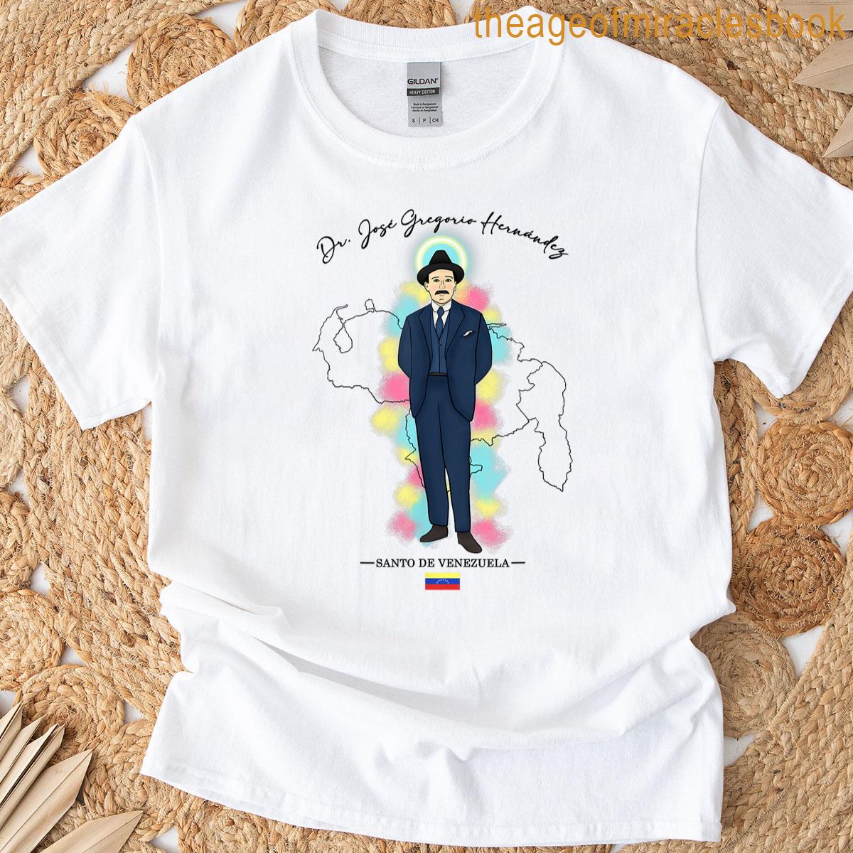 Jos Gregorio Hernndez Mapa De Venezuela T-shirt