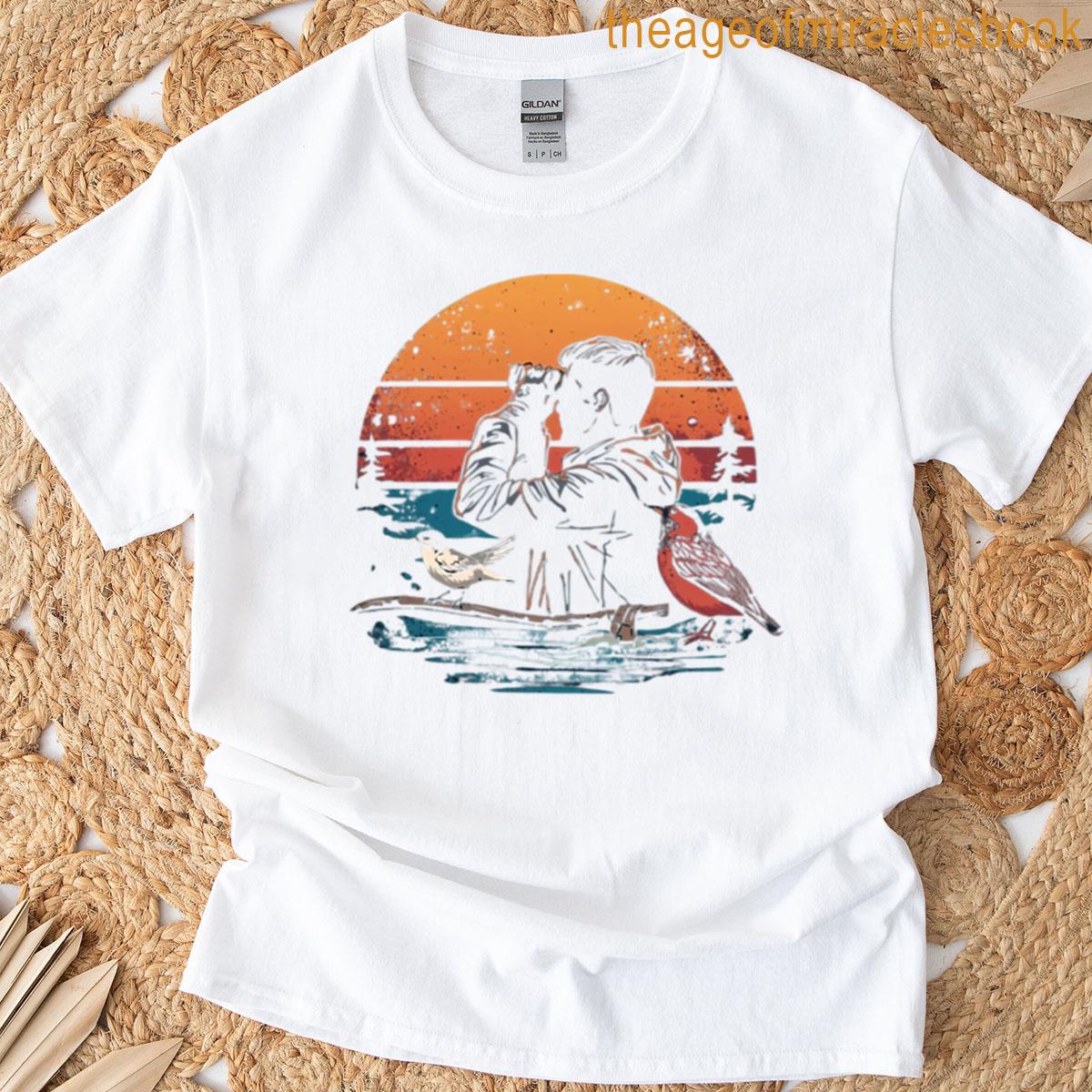 Male Birdwatcher T-shirt