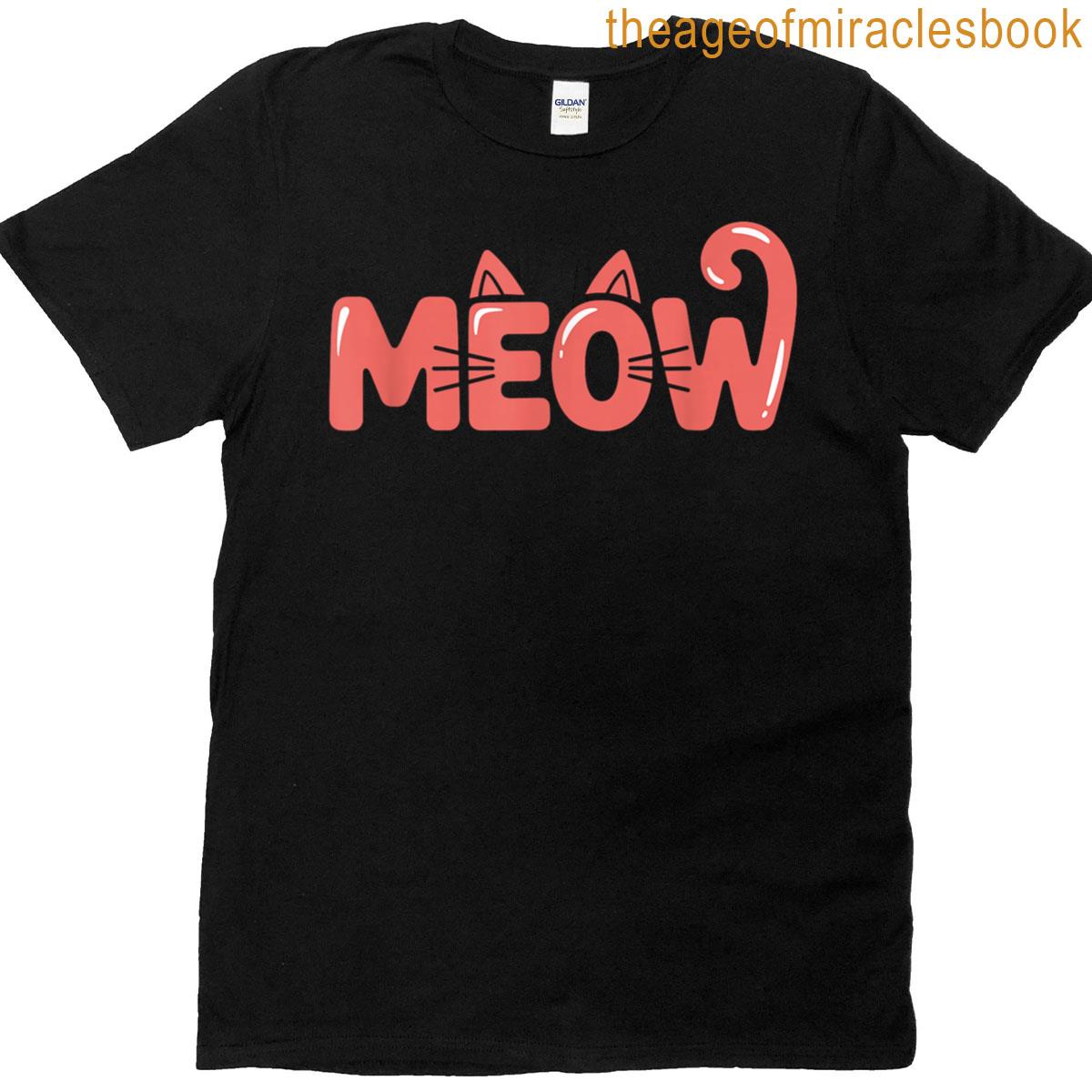 Meow Cute Cat T-shirt
