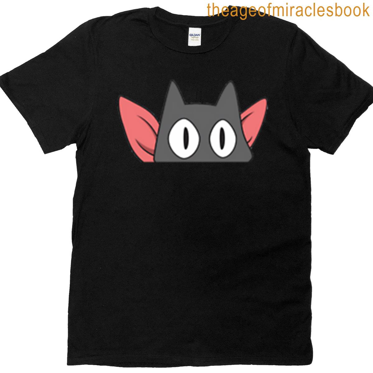 Nichijou Cat Peeker T-shirt