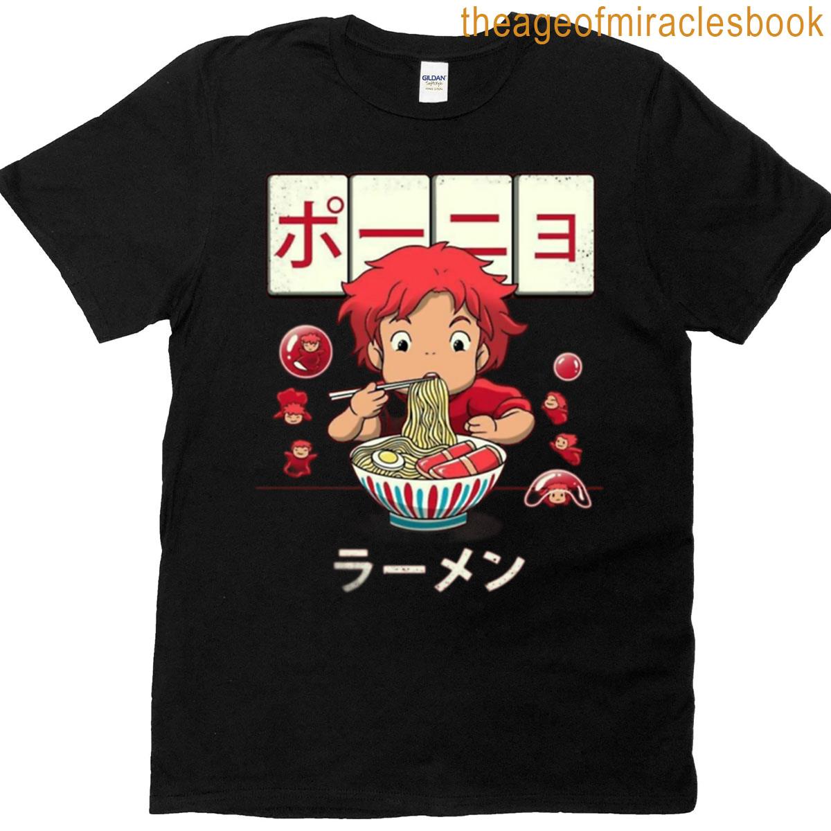 Ponyo Ramen T-shirt