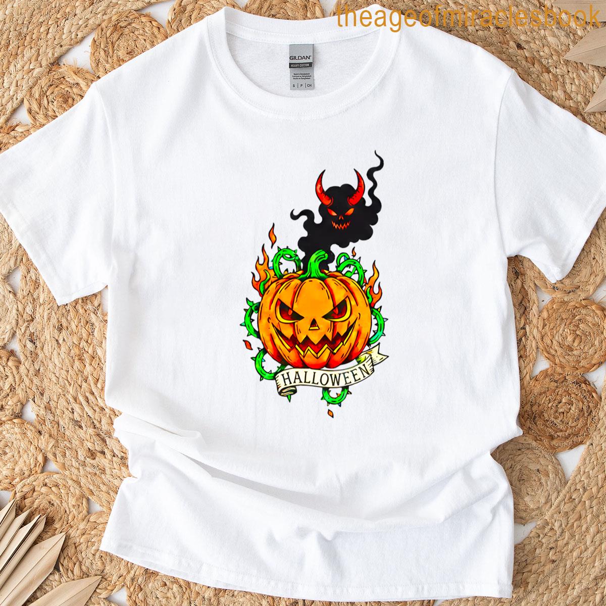 This Is Halloween Retro Horror Pumpkin T-shirt