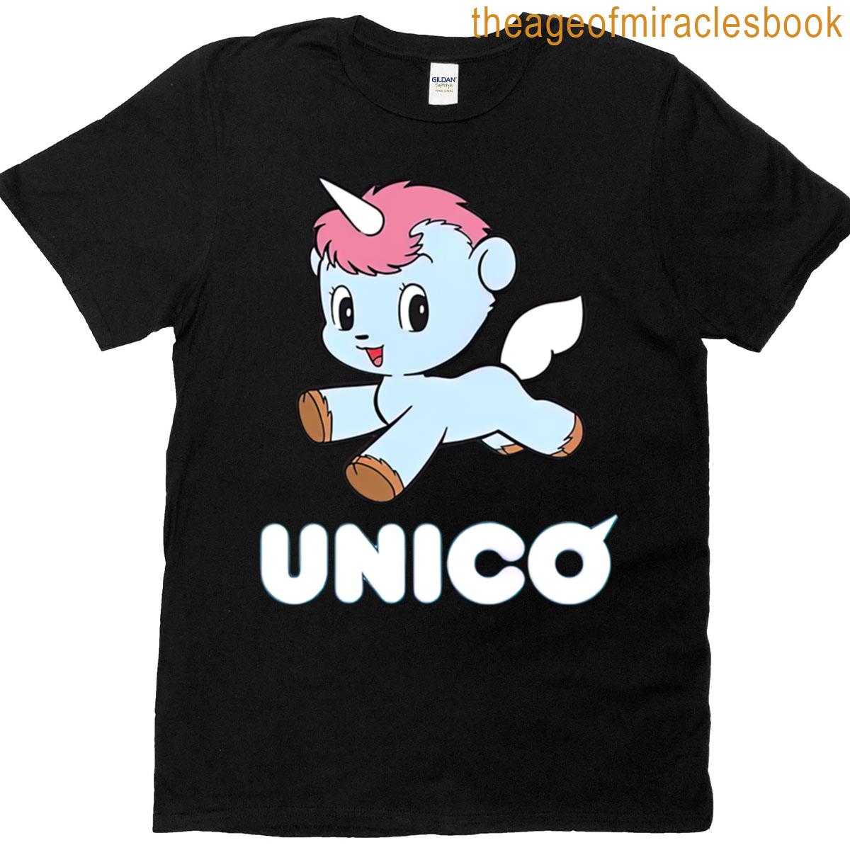 Unico Unicorn Anime T-shirt