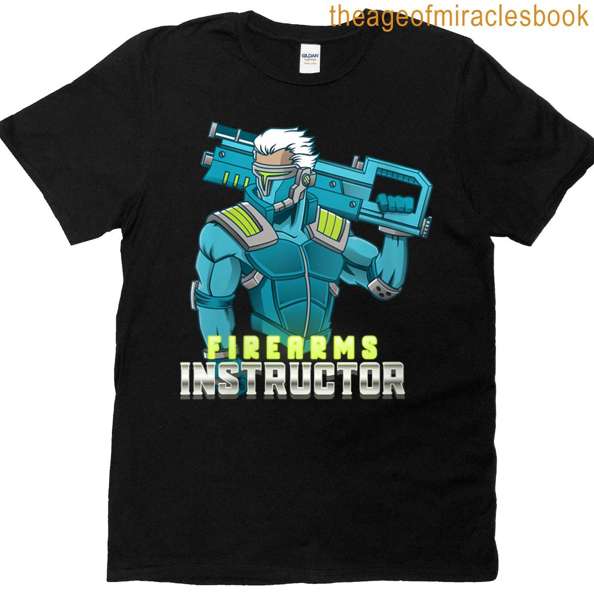Womens Futuristic Firearms Instructor T-shirt