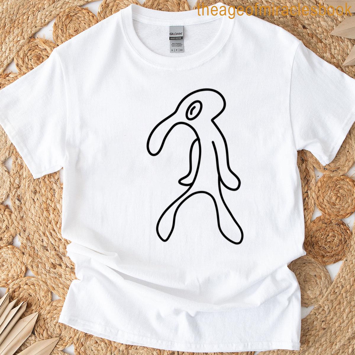 Abstract Squidward Spongebob Painting T-shirt