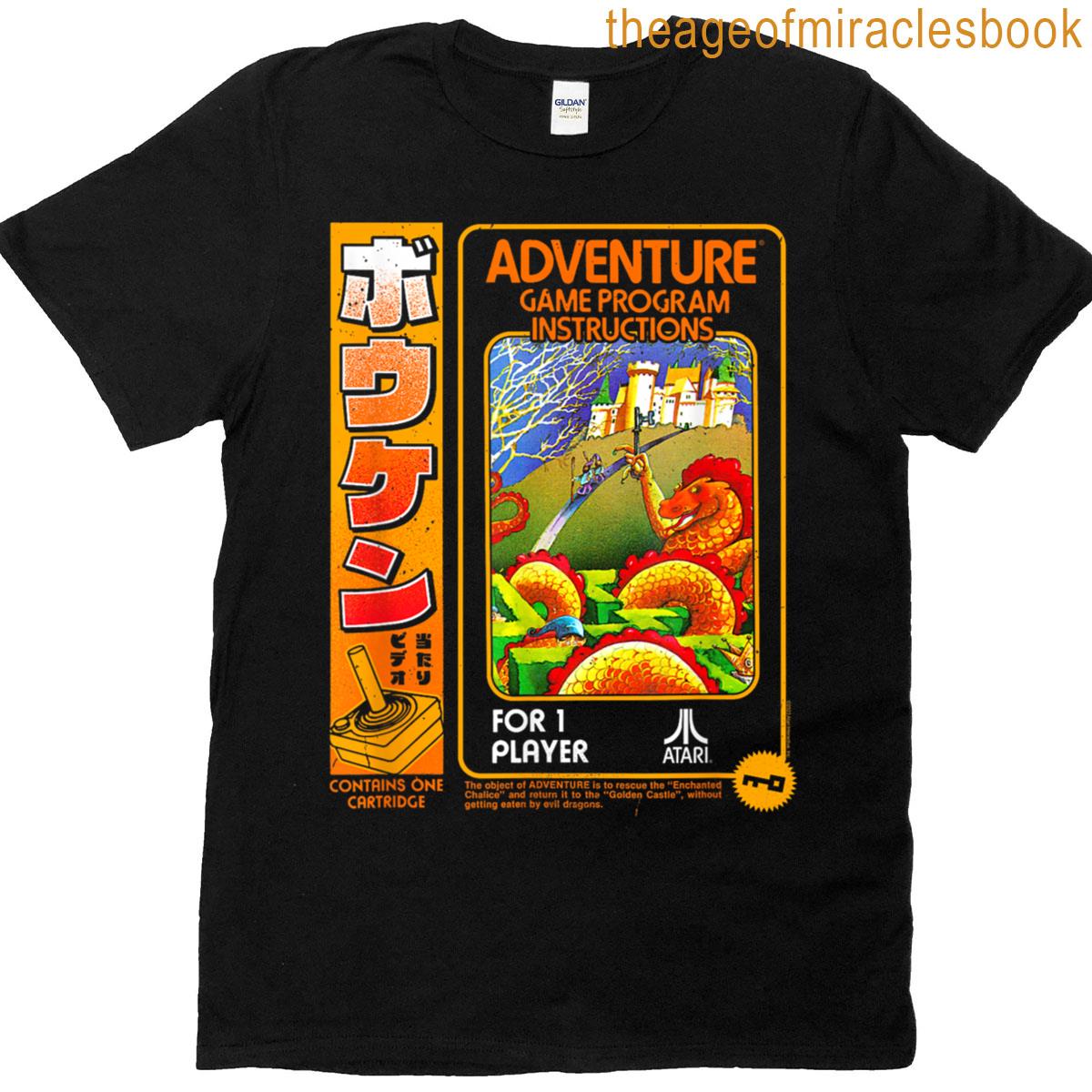 Atari Adventure Game Program Vintage Video Game T-shirt