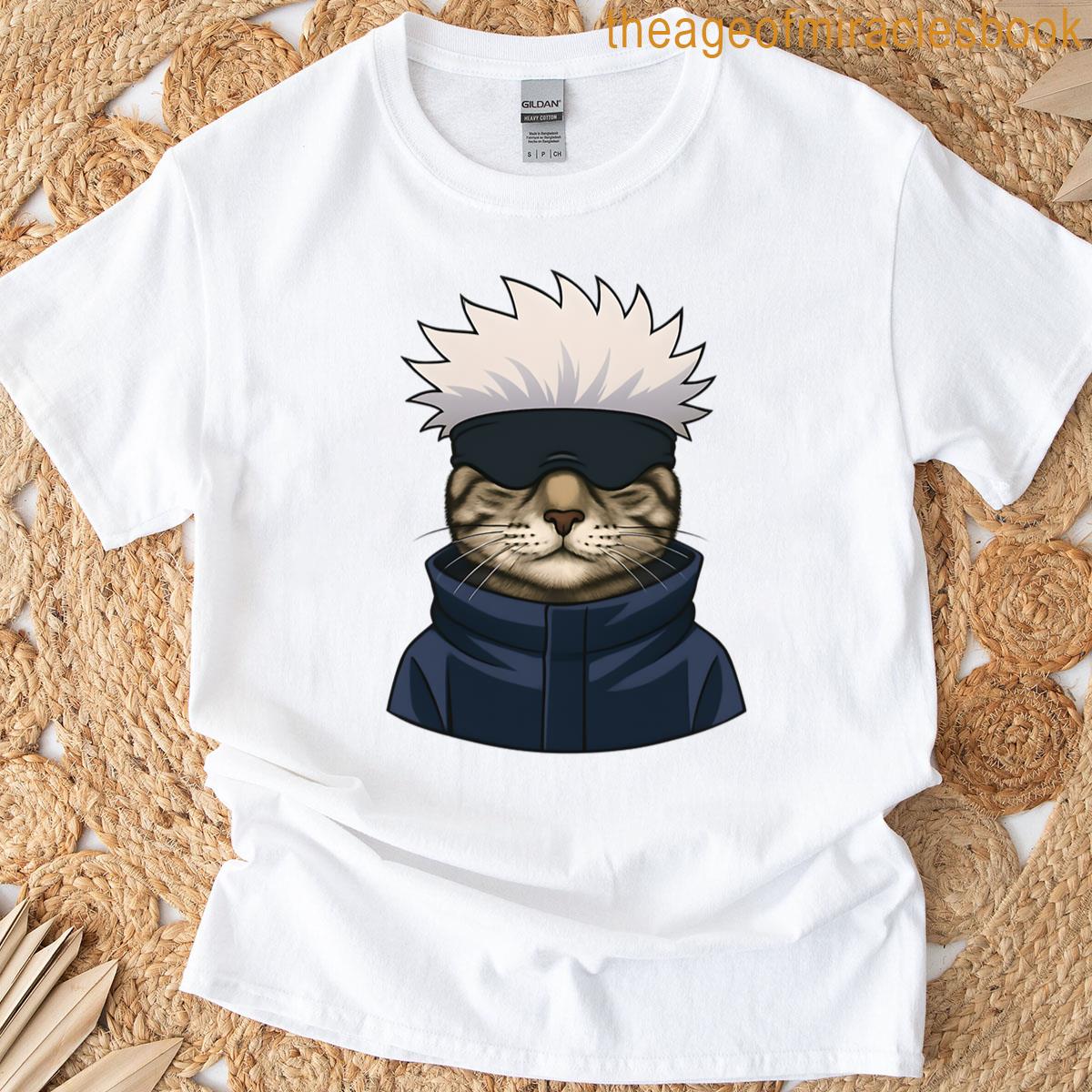 Blindfold Cat Mode T-shirt