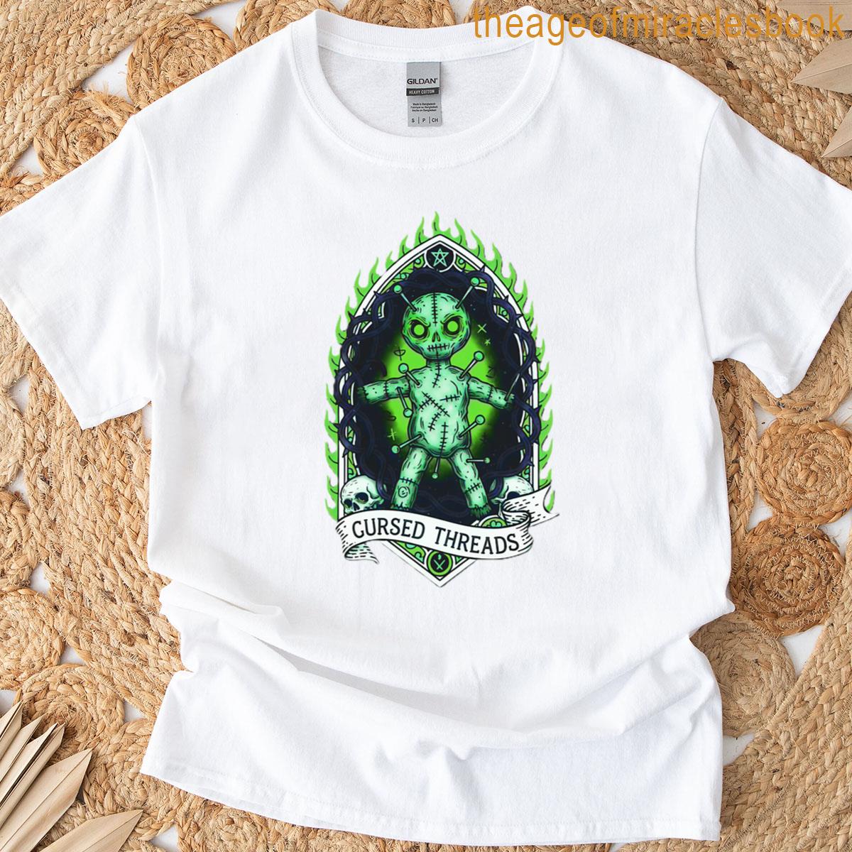 Cursed Threads Spooky Voodoo Doll T-shirt