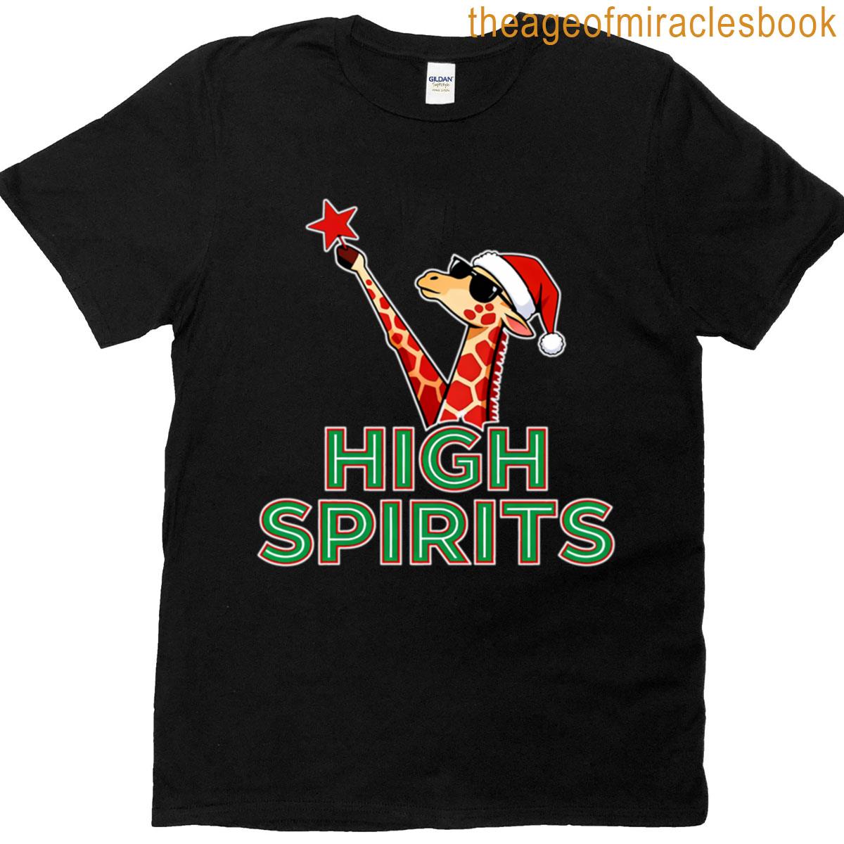 Giraffe High Spirits T-shirt