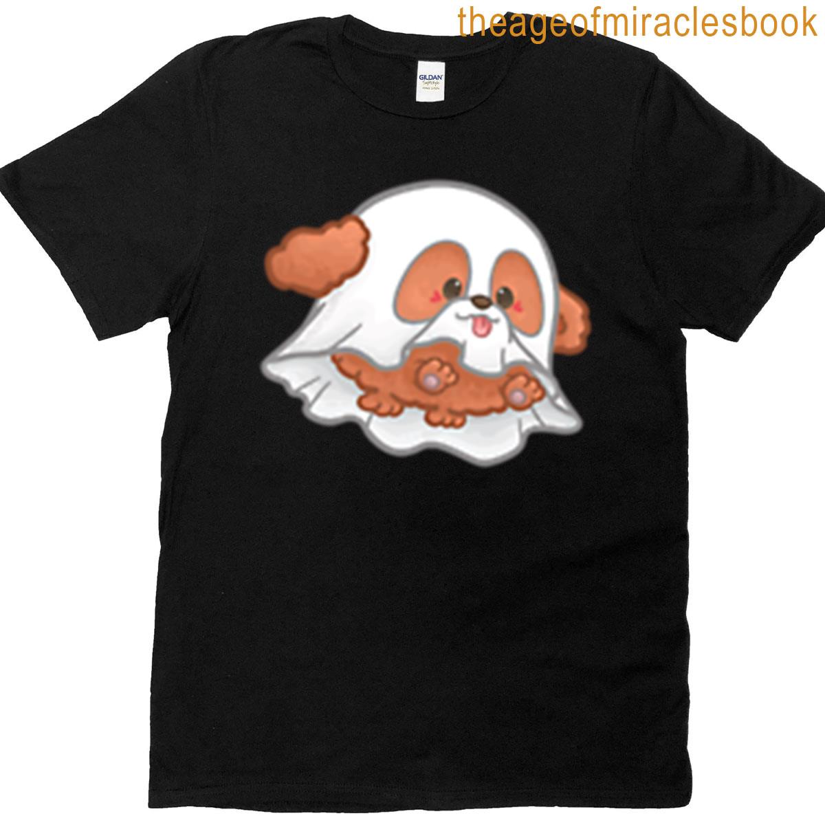 Halloween Ghost Poodle T-shirt