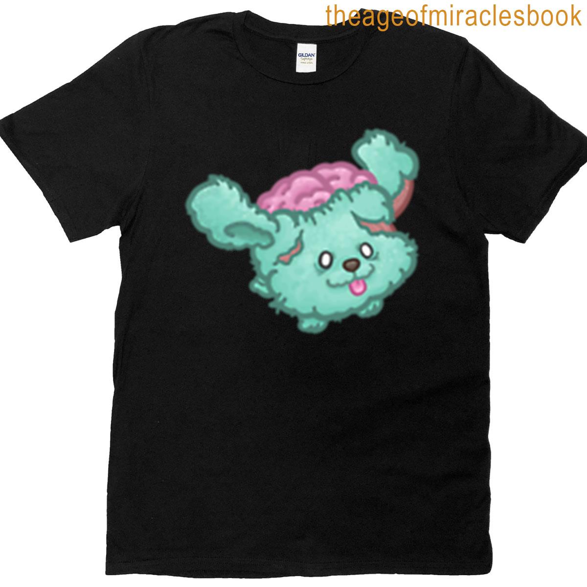 Halloween Zombie Poodle T-shirt