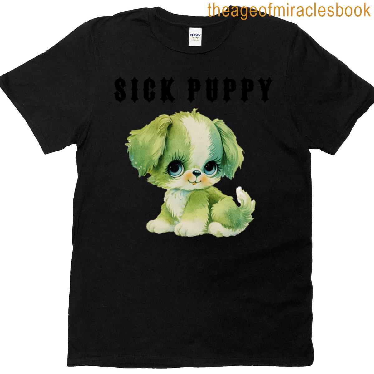 Kitschy Sick Puppy Oversized T-shirt