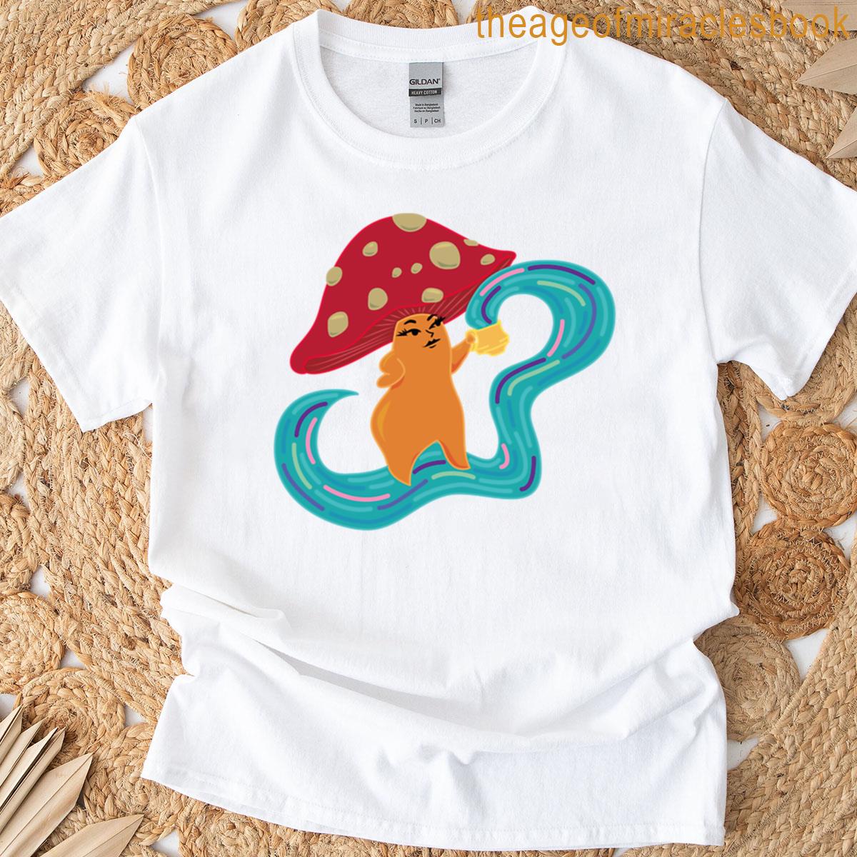 Mushroom Having Some Tea T-shirt